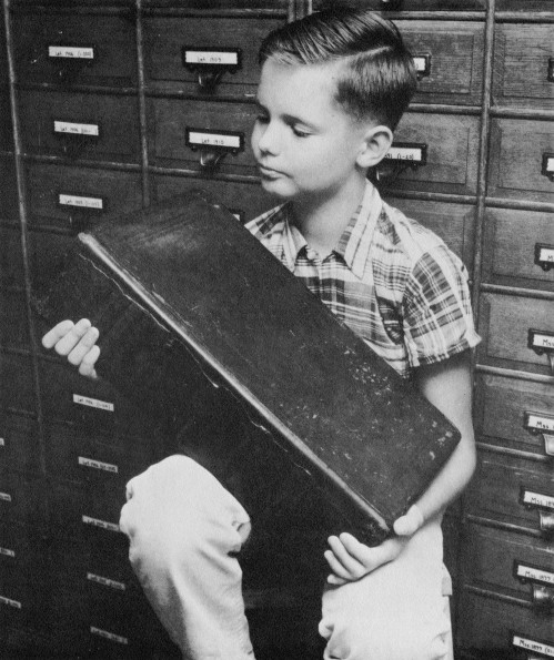 The big Bible held by Ellen Gould Harmon White while in vision in 1845