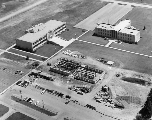 Andrews University aerial view from the north-east