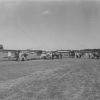 Andrews University flying club members with their planes
