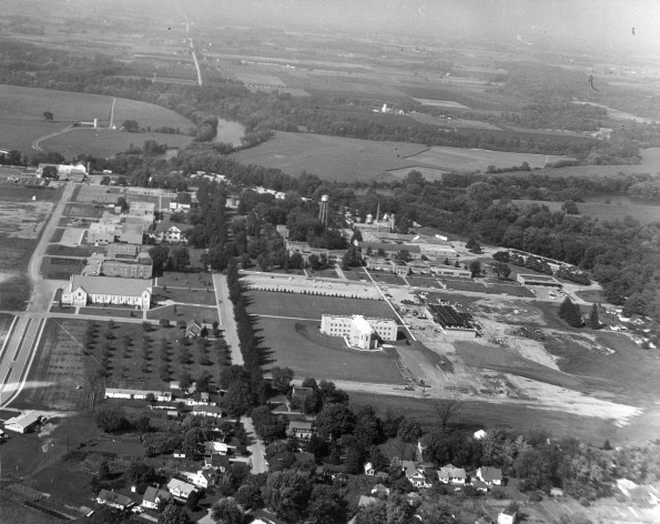 Andrews University aerial view from the south