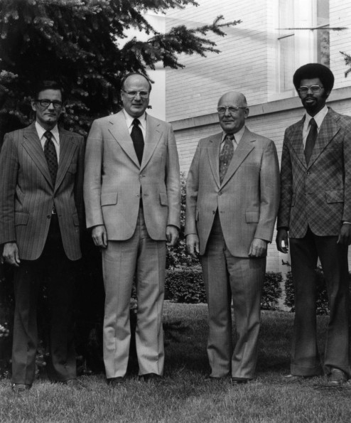 Andrews University president Joseph Grady Smoot and vice presidents