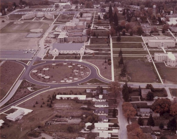 Andrews University aerial view from the south