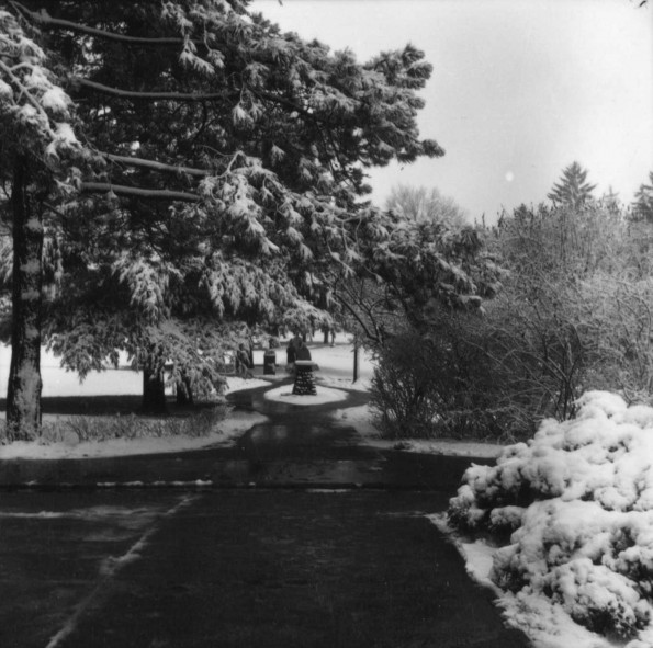 Emmanuel Missionary College Campus Scenes (Winter) (Sundial)