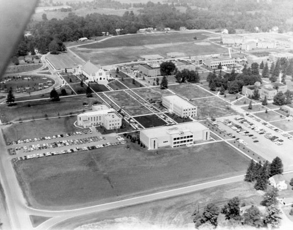 Andrews University aerial view from the west