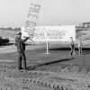 A sign to welcome Andrews University advisory counselors at University Airpark which was under construction