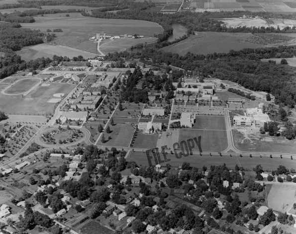 Andrews University aerial view from the south