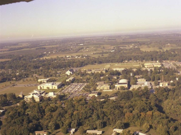 Andrews University aerial view from the east