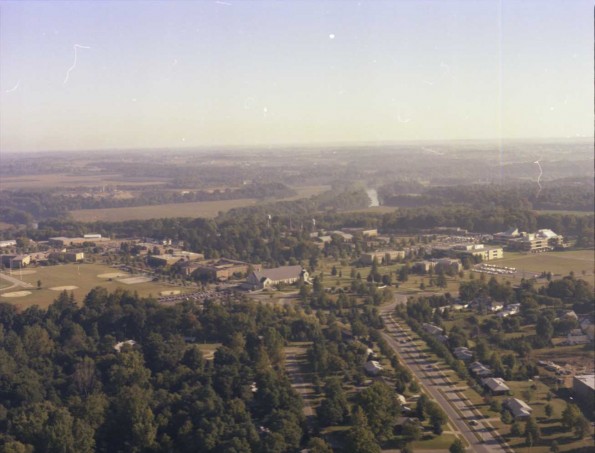 Andrews University aerial view from the south-west