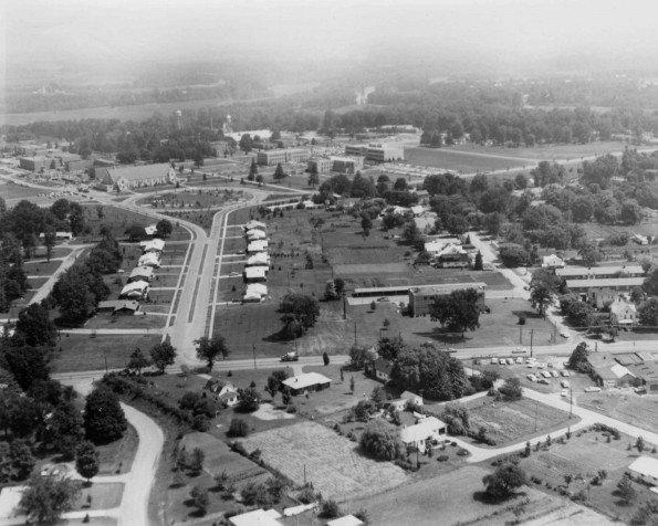 Andrews University aerial view from the south-west