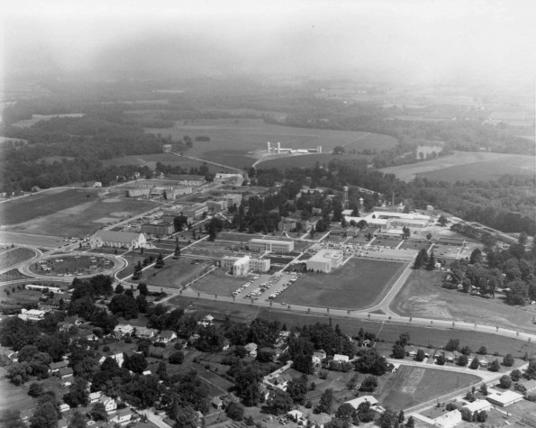 Andrews University aerial view from the south-east