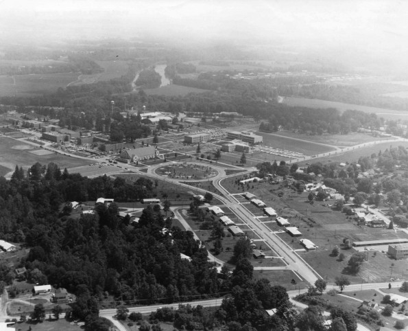 Andrews University aerial view from the south-west