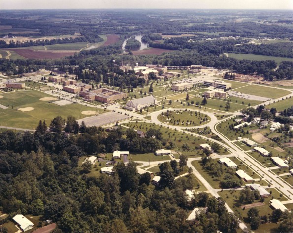 Andrews University aerial view from the south-west