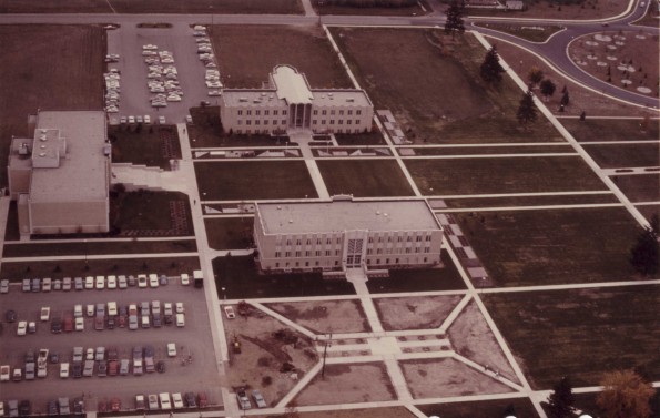 Andrews University aerial view from the south
