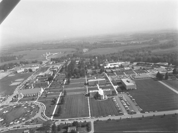 Andrews University aerial view from the south
