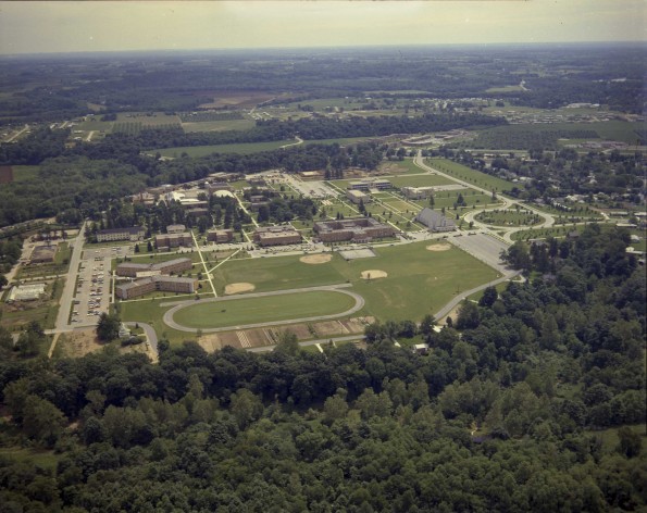 Andrews University aerial view from the west