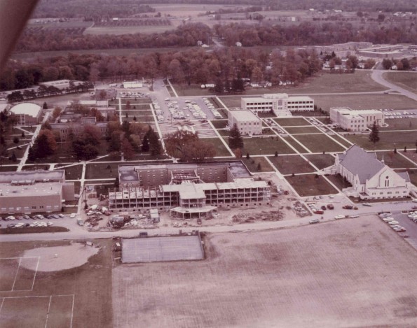 Andrews University aerial view from the west