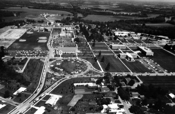Andrews University aerial view from the south