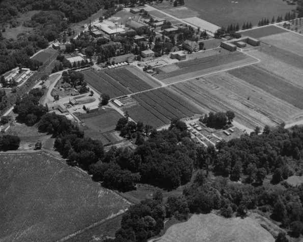 Emmanuel Missionary College aerial view from the north-west