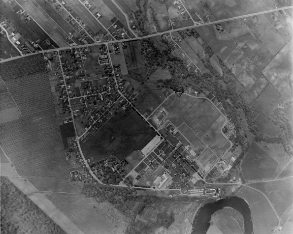 Emmanuel Missionary College aerial view from high elevation