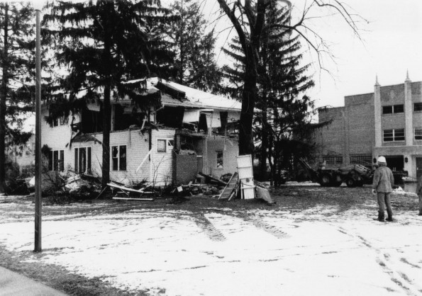 Andrews University Campus Hall (Home Economics Building) Demolition