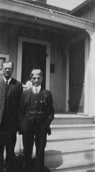 Meade MacGuire and Otto Julius Graf at Long Beach California