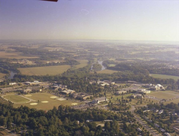 Andrews University aerial view from the south-west