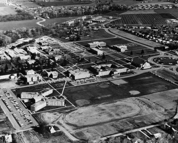 Andrews University aerial view from the north-west