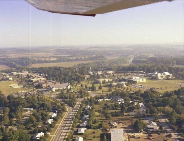 Andrews University aerial view from the south-west