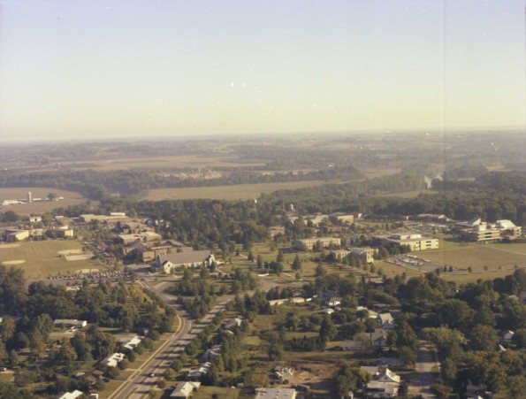 Andrews University aerial view from the south-west