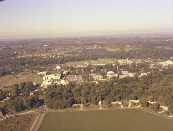 Andrews University aerial view from the east