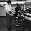Gerrie Ann Rusk, first woman to make her solo flight in Andrews University aviation program