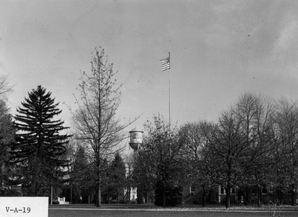 Emmanuel Missionary College Campus Scenes (Water Tower) (Flag)