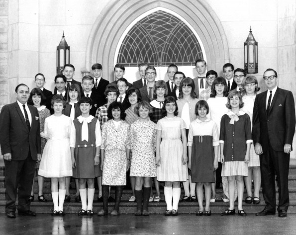 [Group of newly baptized youth]