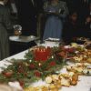 [Christmas breakfast held in the basement of Pioneer Memorial Church in 1986]