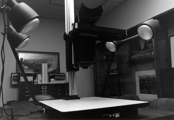 [The Andrews University Heritage Room copy camera]