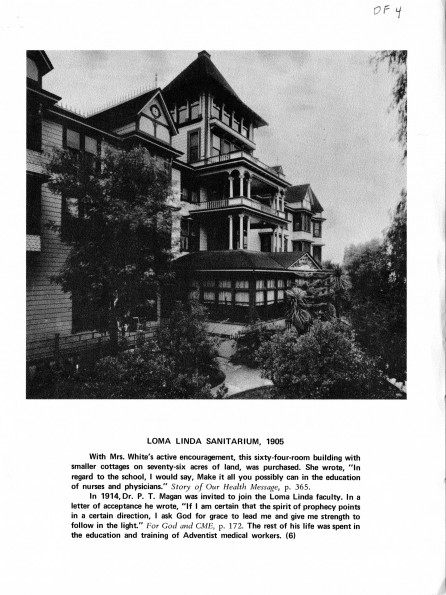Loma Linda Sanitarium, 1905