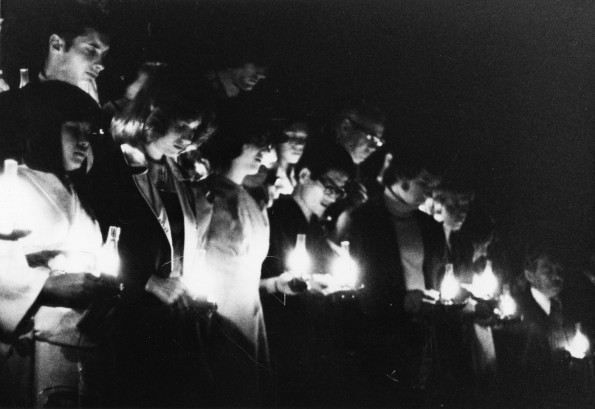 [1976 Lamplighter ceremony at Andrews University alumni homecoming weekend]