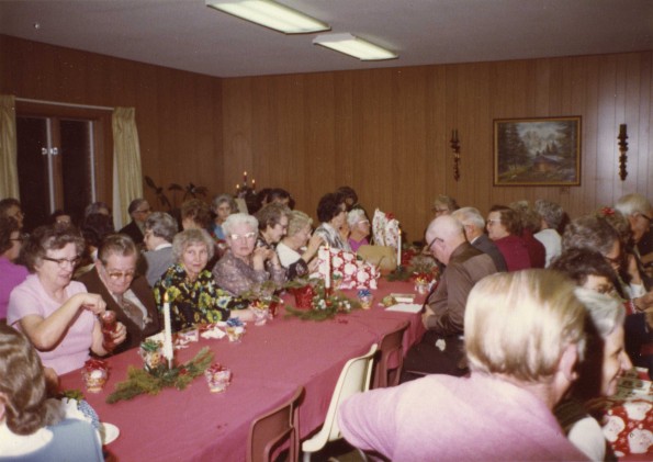 [Senior citizens Christmas party in 1979]