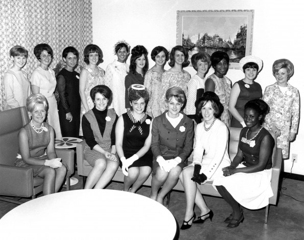 [Blossom Queen pageant contestants]