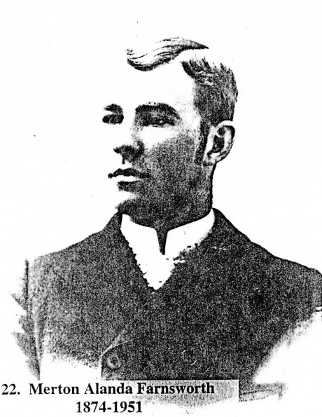 [Merton Alanda Farnsworth, son of William Farnsworth, a Seventh-day Adventist pioneer]