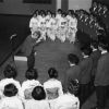 Japan Missionary College Choral Arts Society members singing at Andrews University Homecoming service