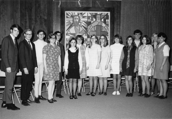 [High school students who received scholarships from Andrews University]