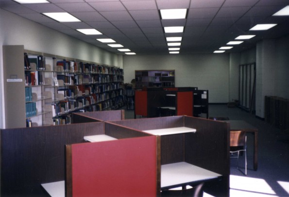 [Quiet reading area at the James White Library]