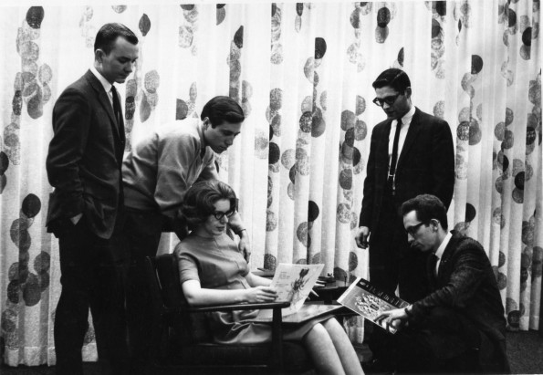 [A group of alumni of Andrews University who were awarded with scholarships for their continuing education in graduate school]