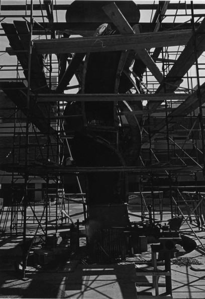 [Construction of 'Regeneration' underway]