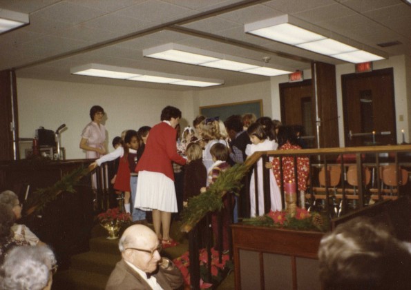 [Senior citizens Christmas party in 1980]