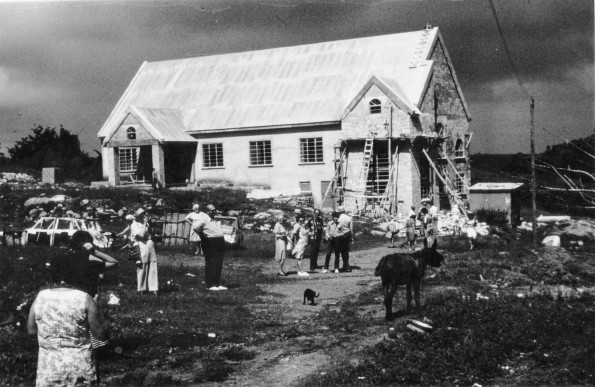 The Andrews University Alumni Association Caribbean Cruise members help build a church in Antigua