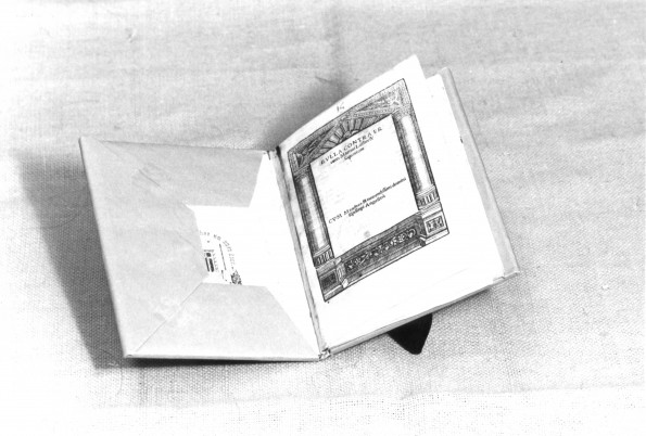 [A copy of Pope Leo X's bull against Martin Luther as seen in the Andrews University Heritage Room]