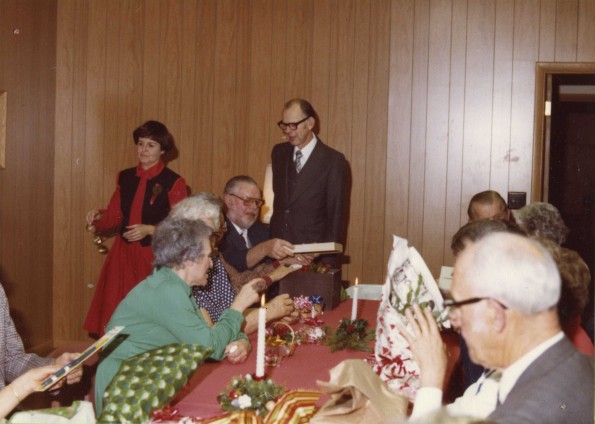 [Senior citizens Christmas party in 1979]