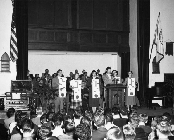 [Displaying ingathering goals that were acheived in 1953]